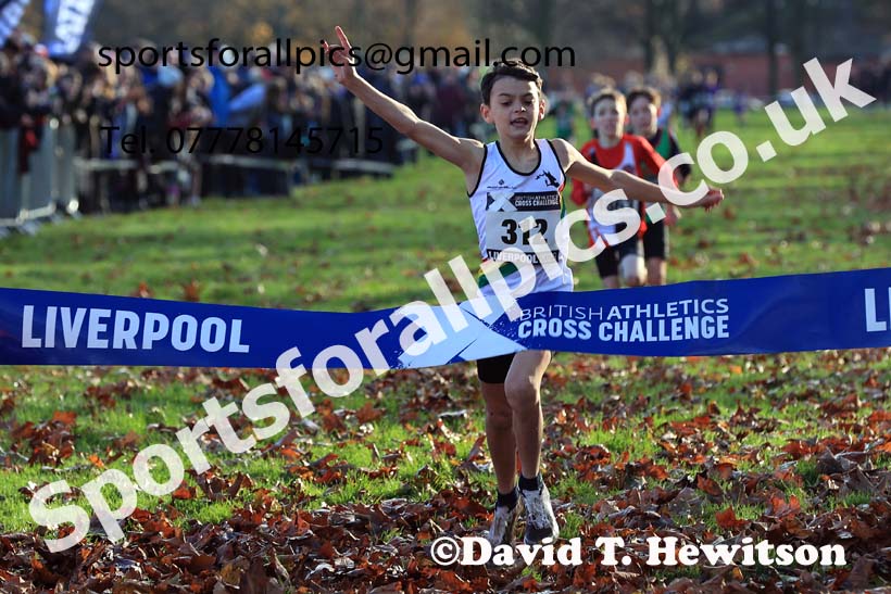 Boys Under-11s, 2023 British Athletics Cross Challenge, Sefton Park, Liverpool. Photo: David T. Hewitson/Sports for All Pics